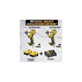 Dewalt 2 Adet DCF887NT Şarjlı Darbeli Tornavida + 2x4 Ah Akü 1 Adet Dolum Cihazı