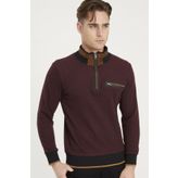 Dewberry 1039 Bordo Erkek Sweatshirt