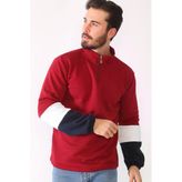 Dewberry 1041 Bordo Erkek Sweatshirt