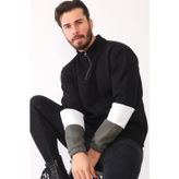 Dewberry 1041 Siyah Erkek Sweatshirt