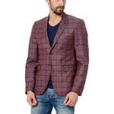 Dewberry C2610 Erkek Ceket Bordo Keten Karışımlı Günlük ve Ofis