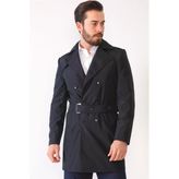 Dewberry PLT8321 Lacivert Erkek Pardösü