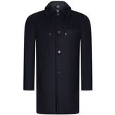 Dewberry PLT8335 Diagonal Siyah Erkek Palto