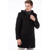 Dewberry PLT8376 Siyah Erkek Palto