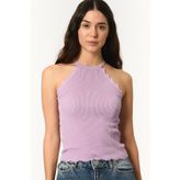 Dewberry Z2022 DEWBERRY BAYAN KROP BLUZ-MOR