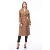 Dewberry Z6645 Camel Kadın Palto