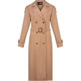 Dewberry Z6737 Dewberry Bayan Trençkot-Açık Camel