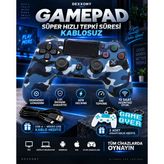 Dexxony Kablosuz Gamepad Ps3 / Ps4 Uyumlu Bluetooth Oyun Kolu Pc Android İos