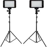 Deyatech 2'li Pro LED 228 Video Youtube Çekim Işığı - Siyah