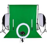 Deyatech Background Stand+Greenbox Ring Light Led Pro Stüdyo
