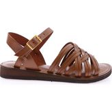 Dgn 198-22Y Kadin Çapraz Bant Sandalet - Taba