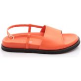 DGN 3015 Oranj Kadın Kalın Bantlı Sandalet