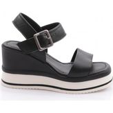 Dgn 400-24170 Kadin Mega Kalin Taban Sandalet - Siyah
