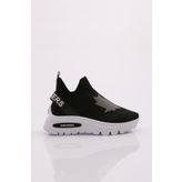 DGN Kadın Yazılı Sneaker Siyah 1813363