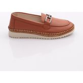 Dgn P65 Kadin Loafer Ayakkabi - Taba