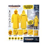 DGN PVC PARDESÜ SARI YAĞMURLUK 0.32MC