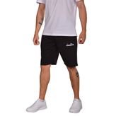Diadora Mesa - Pamuklu Siyah Spor Şort - Mesa