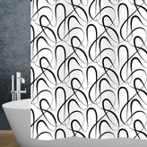 Diaqua Swing Black 120x200 cm Duş Perdesi