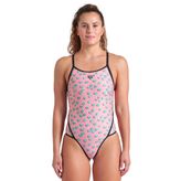 Dices Swimsuit Super Fly Back Kadın Pembe Yüzücü Mayosu 009464950