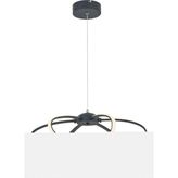 Die Grup Avonni AV-4357-3GR Gri Metal Modern Avize