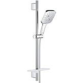 Die Grup Grohe Rainshower 130 Smartactive Cube | Duş Çubuğu Seti, 3 Püskürtme Türü | Krom | 26584000 - Ahşap