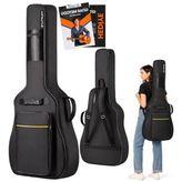 Die Grup Kalın Taşıma Çantası ile Siyah Klasik Gitar Kılıfı, Eğitim Metodu Hediyeli - 3 Renk Sunburst