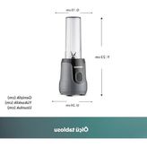 Die Grup Kişisel Smoothie Blender, Antrasit Siyah Renk ile Pratik Kullanım - Ahşap - Beyaz
