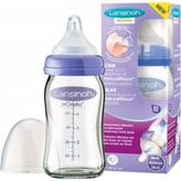 Die Grup Momma Cam Biberon, 160ML, Mavi