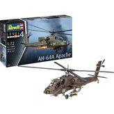 Die Grup Tr AH-64A Apache Model Kit Uçak - (DipCamo)Charcoal-White