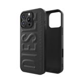 Diesel iPhone 16 Pro Max Uyumlu 3D Biscotto Kılıf - Siyah