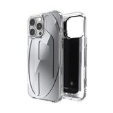 Diesel iPhone 16 Pro Max Uyumlu Oval D Aynalı Telefon Kılıfı Gümüş