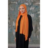 Differenza Krep Şifon Şal - Açık Oranj
