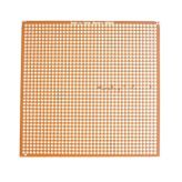 Diğer 10x10cm Sık Delikli Bakır Plaket