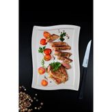 Digithome Bone Porselen Servis Sunum Steak Tabağ
