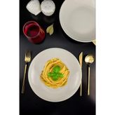 Digithome Semazen 1 Adet Porselen Makarna Tabağı 24 Cm Krem – TL4052341 C320.003
