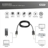 Digitus Dıgıtus Dp-Hdmı Görüntü Kablosu 3m (AK.340303.030.S)