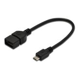 DIGITUS USB 2.0 to Micro USB OTG Kablosu AK-300309-002-S