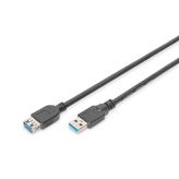 Digitus Usb Uzatma Kablosu Siyah Usb 3.0 (1.8M)