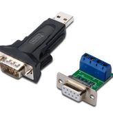 DIGITUS USB'den seri adaptöre - RS485 dönüştürücü - USB 2.0 Tip-A - DSUB 9M - FTDI FT232RL yonga seti - 80 cm kablo dahil