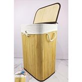 Dikdörtgen Bambu Çamaşır Sepeti Naturel Cl-6002-01