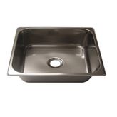 Dikdörtgen Evye. Paslanmaz Krom Lavabo. Tekne Karavan Evyesi 10cm