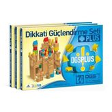 Dikkati Güçlendirme Seti Plus 7 Yaş (3 Kitap)