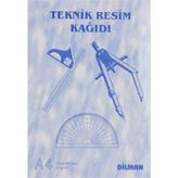 Dilman Teknik Resim Defteri A4 Dikey - Renkli