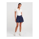 Dilvin 80577 %100 Pamuk Anvelop Mini Denim Etek