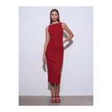 Dilvin 91099 Extra Slim Fit Midi Elbise