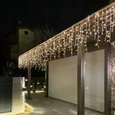 Dinamik 100 LED Saçak Perde 3 Metre Dış Mekan