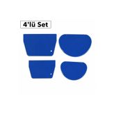 dinckitchen Dinc Kitchen Plastik Oval Hamur Kazıyıcı 4lü Set