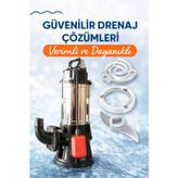Dino Bıçaklı Öğütücülü Drenaj Pompası
