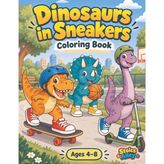 Dinosaurs in Sneakers: Coloring Book