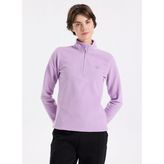 Discovery Expedition D5WL-SWT3302 Lila Fermuarlı Basic Kadın Polar Sweatshırt